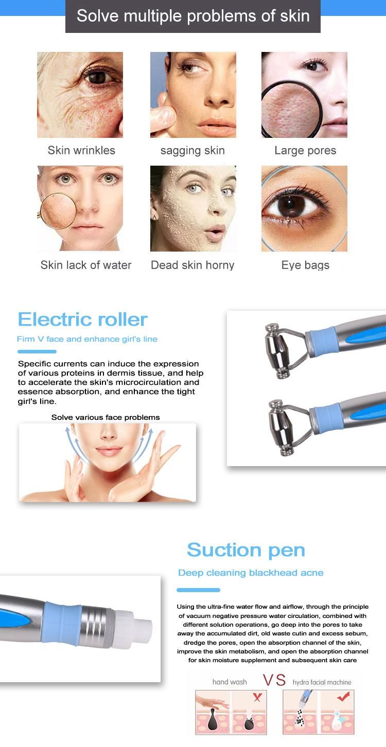 2022 Hot Sale 12 in 1 Hydro Facial Skin Management Salon Beauty Machine