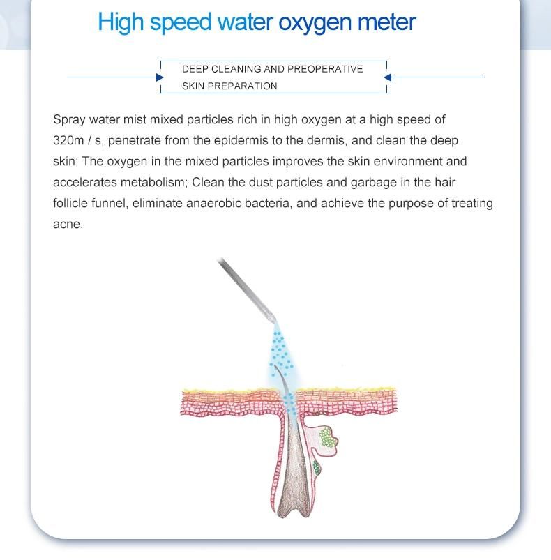 Clean Products Dermabrasion Hydra Facials Water Peeling Machine Beauty Machine for Face Oxygen Injection