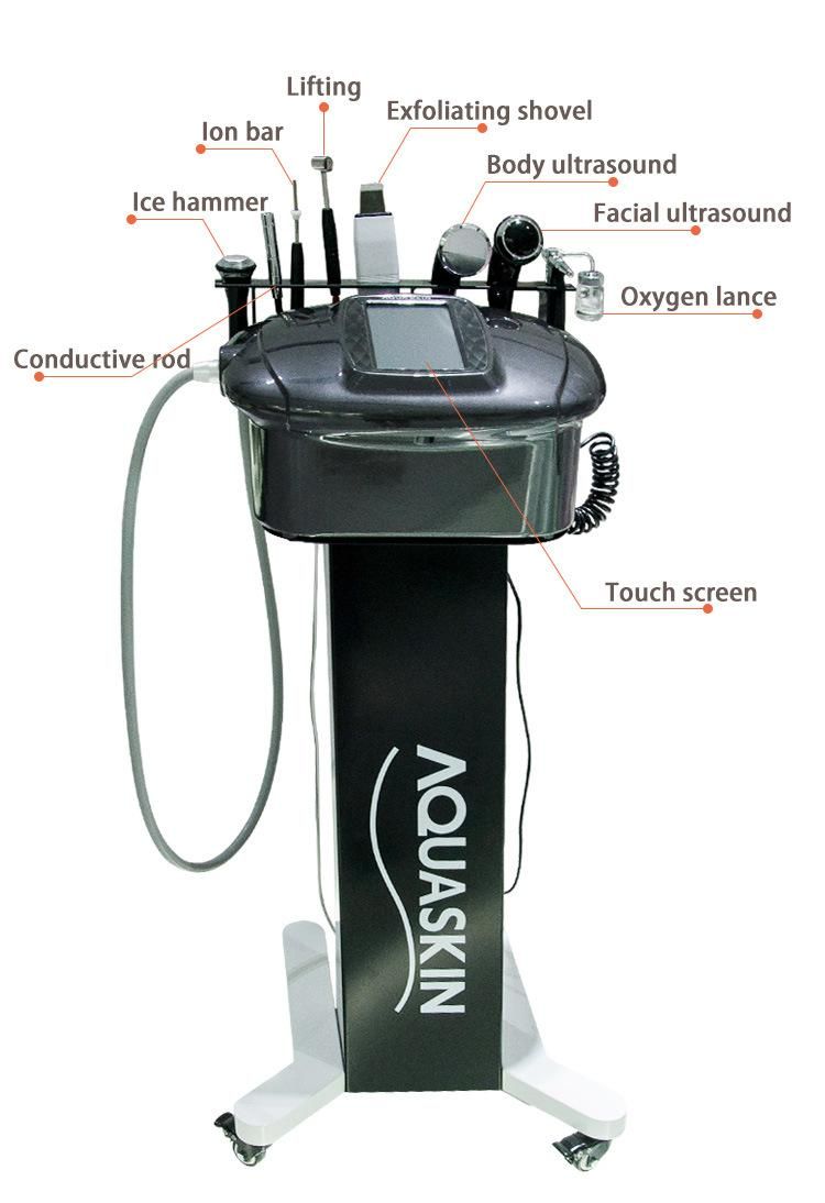 Skin Integrated Ultrasound Aquaskin Oxygen Water Freshing Beauty Machine Price