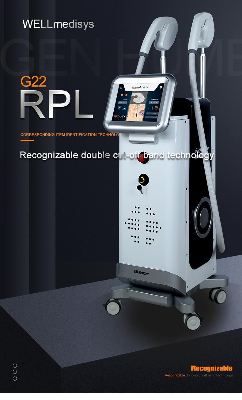 2022 Gen Hume Newest Big Power Dpl Rpl IPL Hair Removal Skin Rejuvenation with Automatic Identification of Wavelength Function