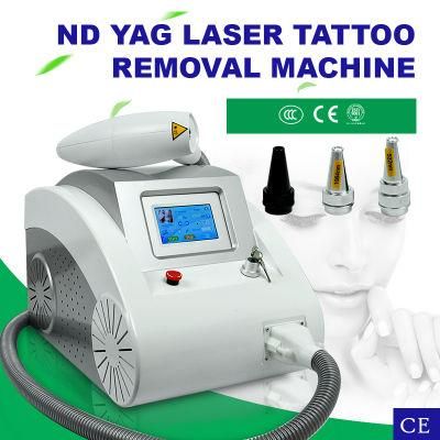 Portable Q Switch ND YAG Laser for Tattoo Removal with 1320nm 1064nm 532nm