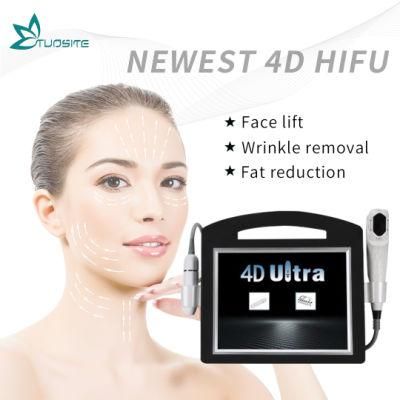 2 in 1 4D Hifu Vmax Hifu Ultrasound Wrinkle Removal Anti-Aging Smas Face Lifting for Beauty Center Use