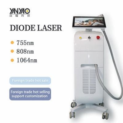 755nm 808nm 1064nm High Power Laser Hair Removal Machine Diode Laser
