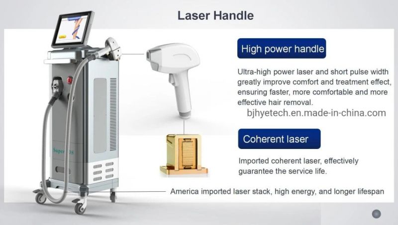 2022 Professional 808nm Diode Laser Hair Removal 2000W Triple Trio Laser 755 810 1064 Nm 808 Diode Laser Hair Removal Equipment