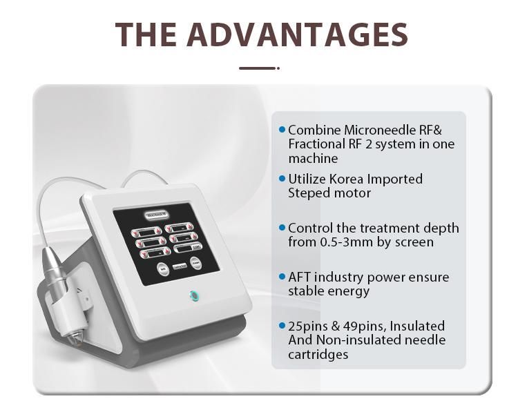 Portable Fractional RF 2 in 1 Beauty Machine