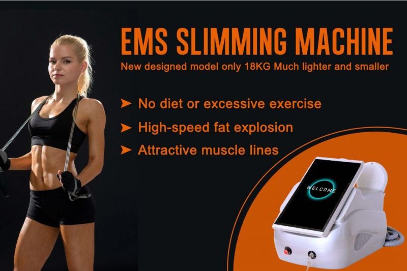 2022 Newest EMS Muscle Electromagnetic Non-Invasive Slim Beauty Machine Emslim Machine EMS Burning Fat EMS Machine