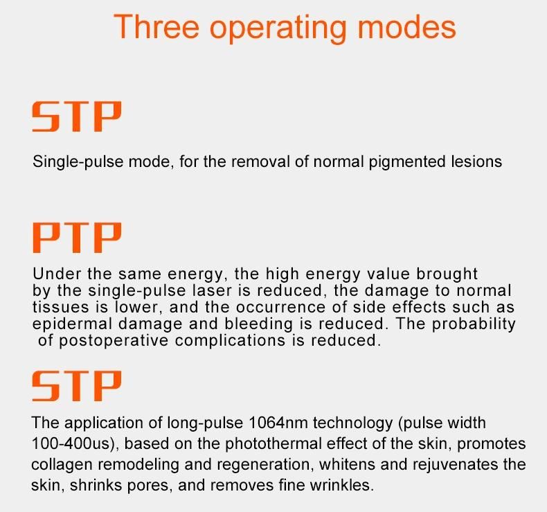 Q-Switch ND: YAG Laser for Beauty Clinic 532nm1064nm Professional Picosecond Laser Tattoo Removal Pico Laser Spot Removal Q-Switch Picosecond Laser Pigmentation