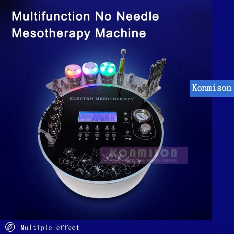 Gavanic Cooling Mesotherapy LED Light Dermabrasion Machine