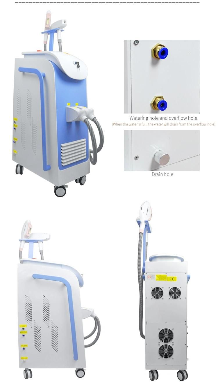 IPL RF ND YAG Laser Machine Opt Shr Hair Removal Beauty Machine 2 in 1