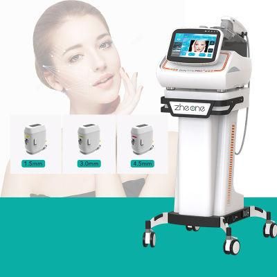 Excellent CE Korea Hifu 3D Facelift Cartridge Hifu Ultrasound Skin Tightening Machine