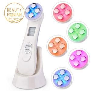 6 Colors LED RF EMS Radio Frequency Skin Tightening Machine Skin Care Beauty Device for Face Lifting Tighten Anti Wrinkle