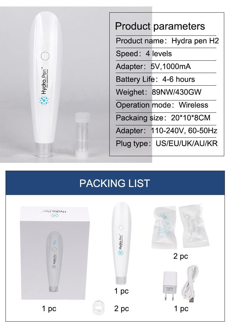 Source Hydra Series Newest Innovate Dermapen Hydra H2 with Automatic Paint Serums Derma Pen