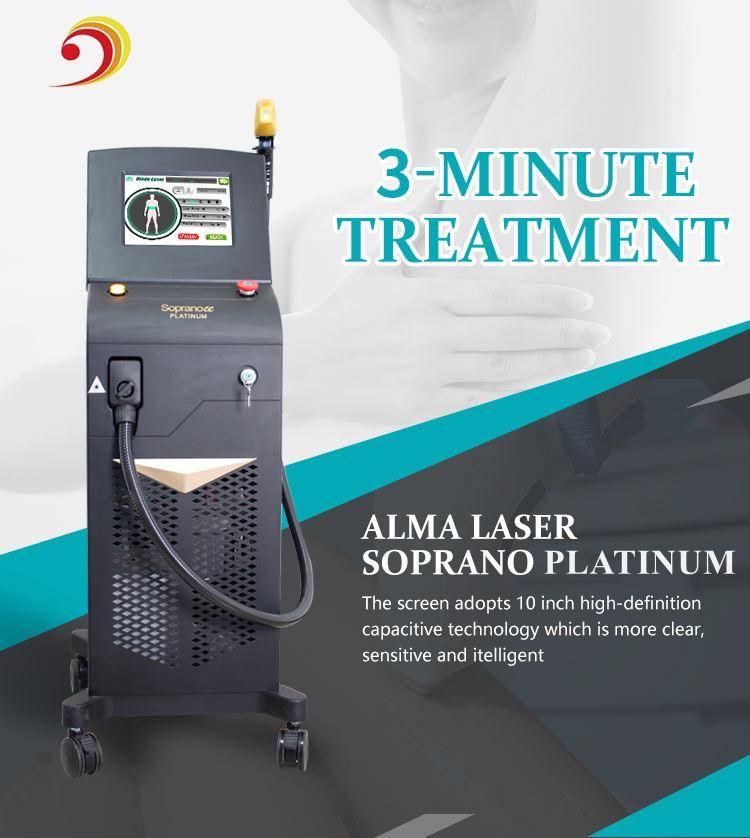 Soprano Ice Titanium Laser Diode Laser Hair Removal Machine Beauty Equipment