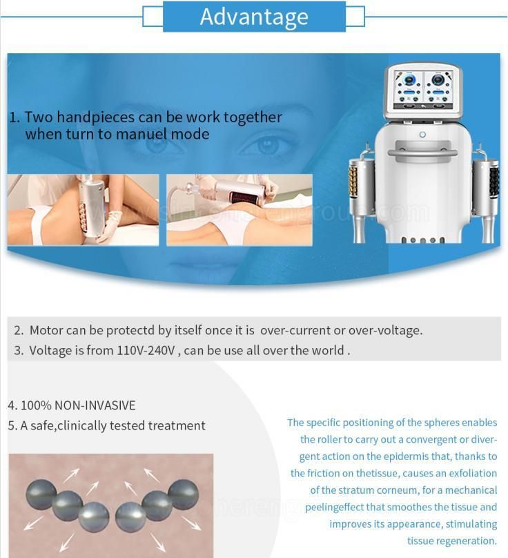 2022 Newest Lymphatic Drainage Apparatus Massage Cellulite 8d Endoroller Max Cellulite Removal Machine