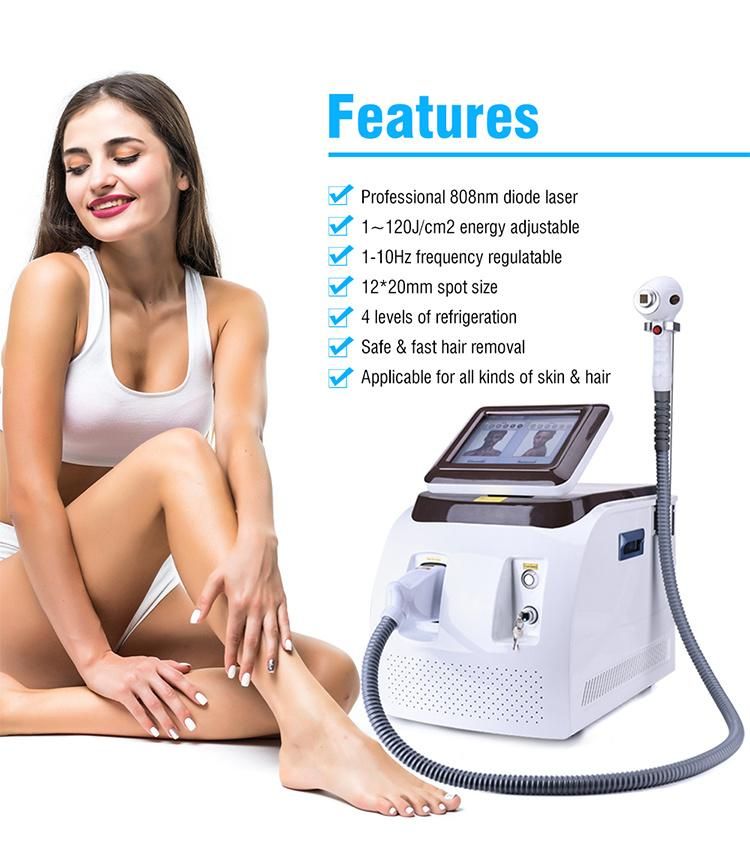 Konmison Wholesale Permanent Painless Desktop 808 Laser Hair Removal Machine