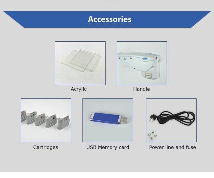 Face Lift 5 Cartridges Portable Hifu Machine