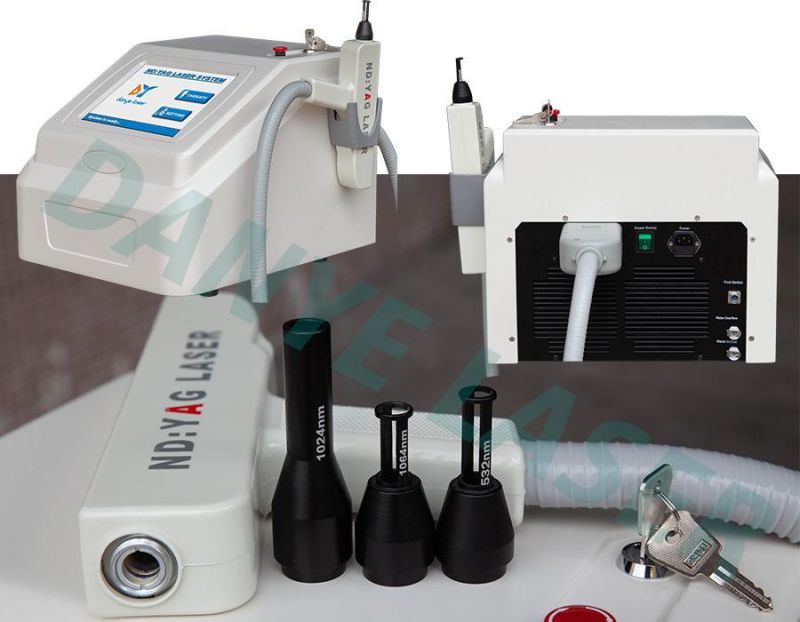 Professional ND YAG Laser 1064nm 1320nm 532mn Portable Carbon Peeling Deep Skin Rejuvenation Machine