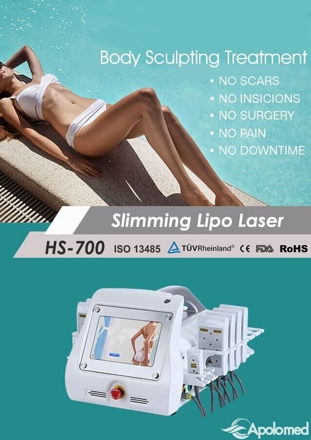 650nm Diodes Lipo Laser Slimming Lipolaser Device for Weight Loss