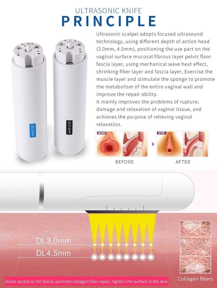 Hifu Vaginal Tightening Beauty Machine Ultrasound Knife Device