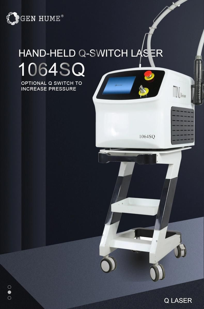 2022 Factory Price Beauty Equipment Tattoo Removal Pigment Treatment Beauty Machine Portable Q Switch ND YAG Laser Machine