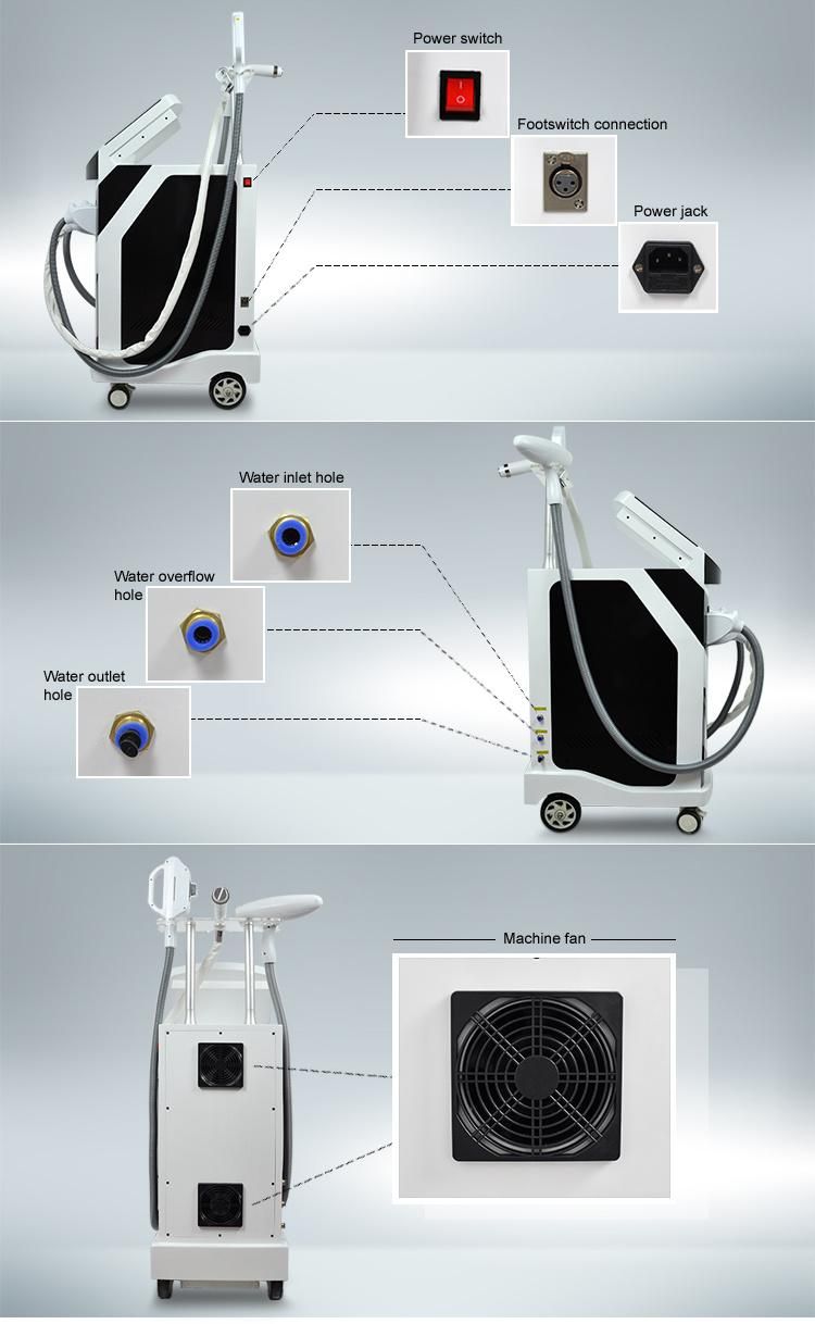 Professional Hair Removal & Tattoo Removal & Skin Rejuvenation Multifuctional Beauty Machine