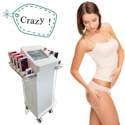 2022 Dual Five Wavelengths 3D 4D 5D 635 / 850nm Red Light Therapy Lipo Laser 6D Fast Slim Machine