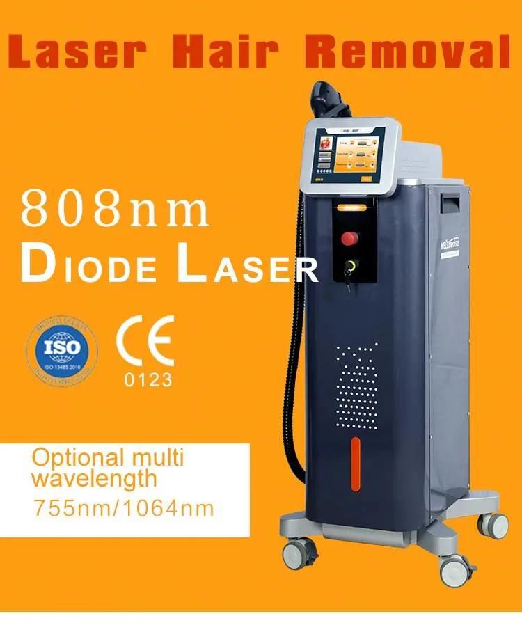 New 2022 Best Selling Laser Equipment Professional Tripple Wavelengths 755nm 808nm 1064nm Painless Beauty Equipment 810nm Diode Laser Hair Removal