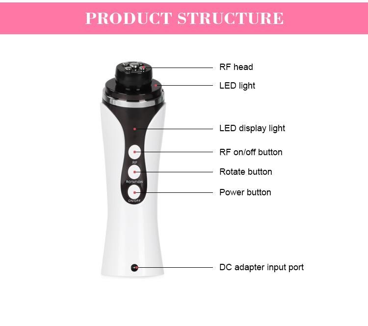 Portable Home Use Rotative RF Skin Firming Beauty Massager