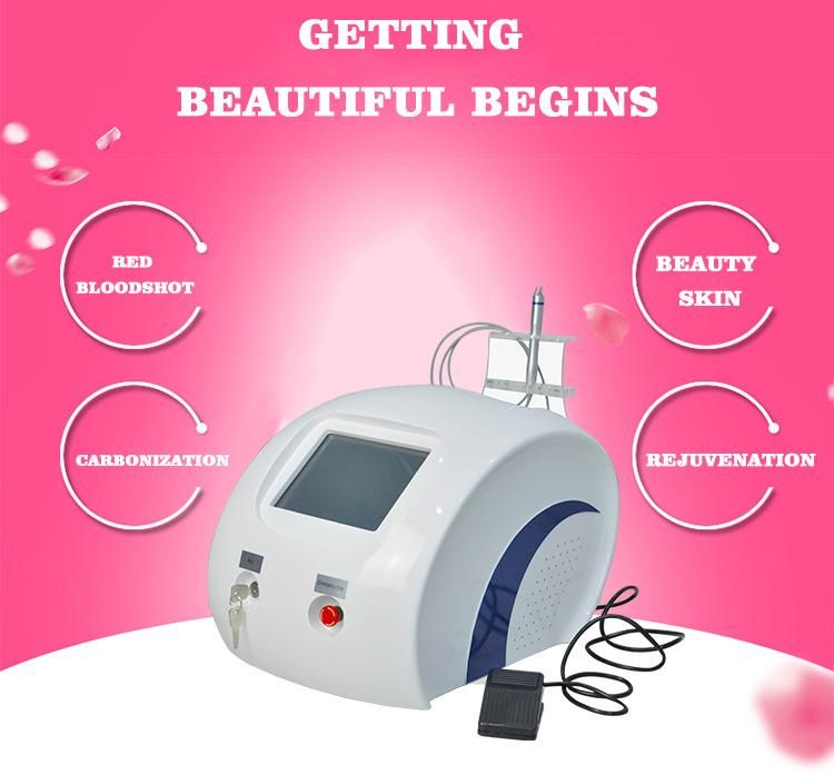 980nm Spider Vein Redness Disappear/Laser Pigment Removal Skin Care Equipment