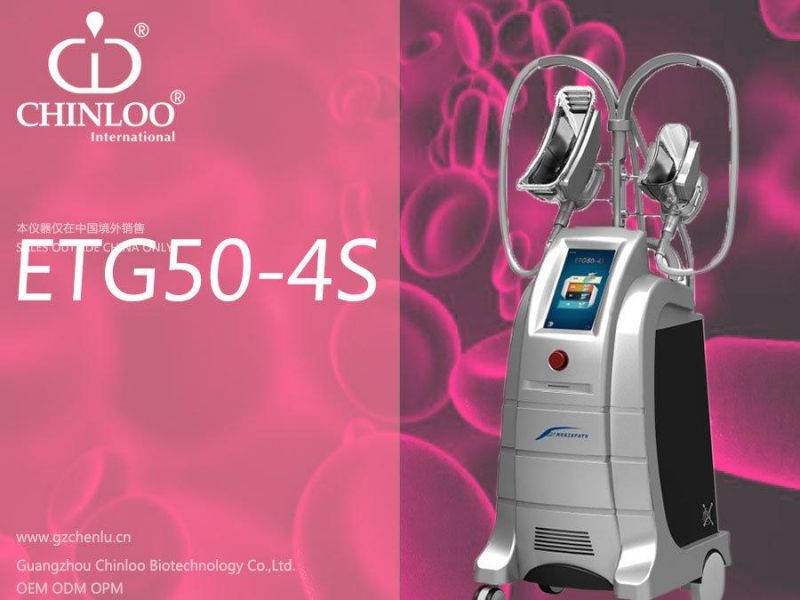 2015 High Performance Cryolipolysis Fat Freezing and Cellilute Removal Slimming Beauty Eauipment (Etg50-4s)