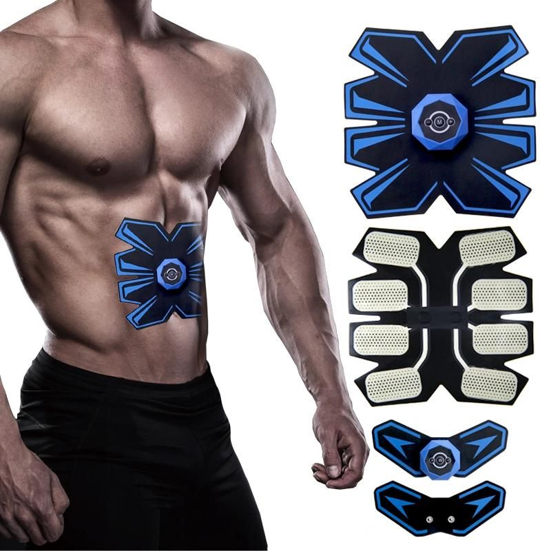 Abdominal Muscle Trainer Stimulator Toning Belt Workout Portable with Gel Pad