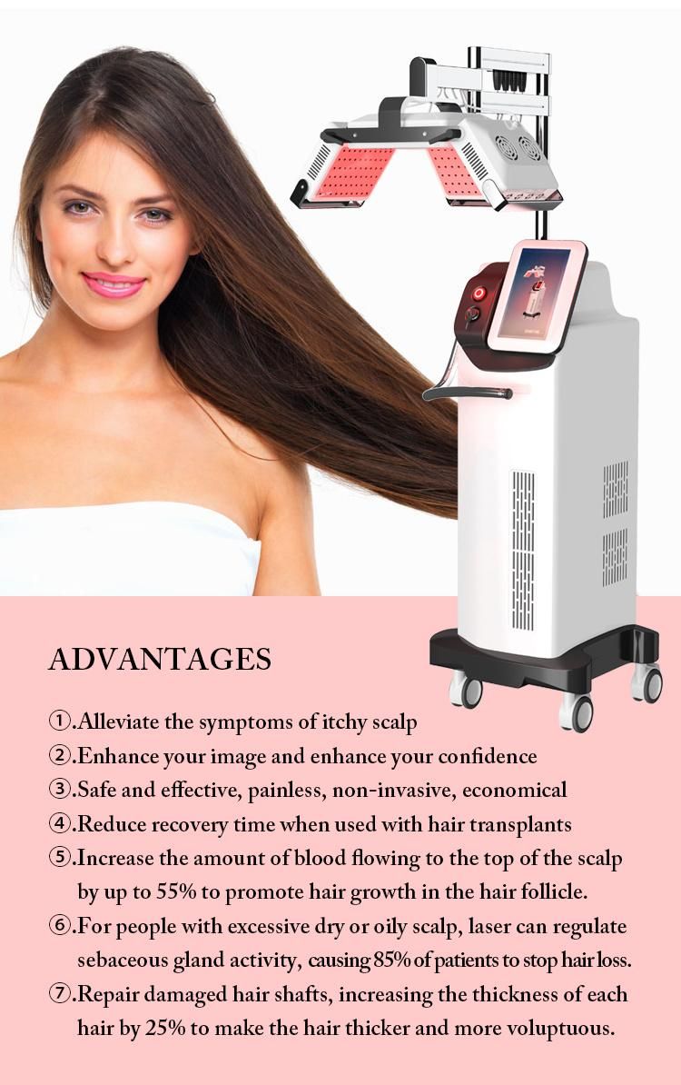 2021 Newest Hair Loss Therapy Laser Hair Regrowth Diode Beauty Machine