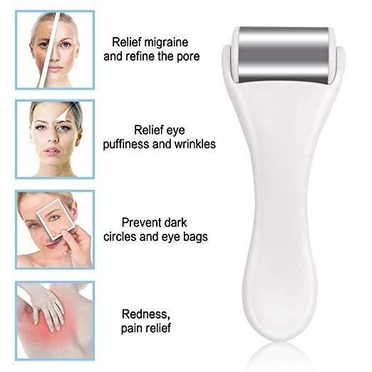 Stainless Steel Skin Cooling Eye Face Massage Facial Ice Roller