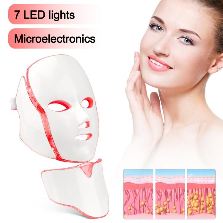 Konmison FDA Approved 7 Colors LED Light Therapy PDT Facial Mask