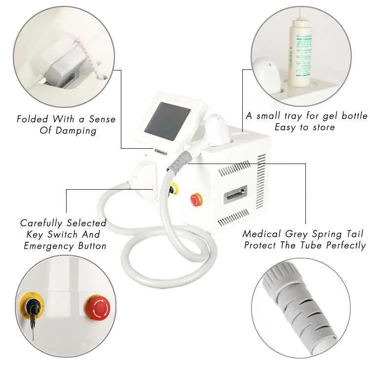 Mix 3 Wavelength Diode Laser Mini Portable Hair Removal Machines From Israel