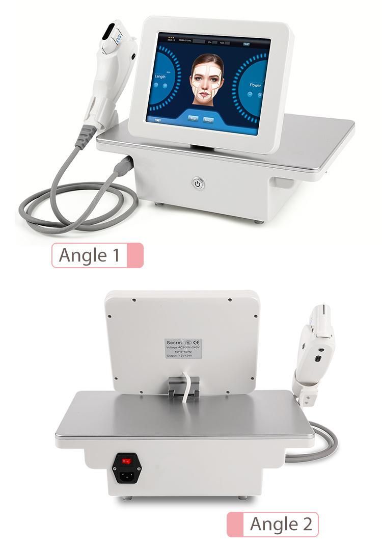 Mini Hifu Ultrasound Focused Face Neck Lifting/ Wrinkle Removal Beauty Machine