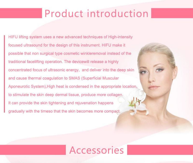 Fu4.5-2s Non-Surgical High Intensity Focused Ultrasound Hifu Face Lift Beauty Equipment