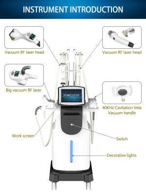Professional Body Cellulite Removal RF Vacuum Slimming Machine
