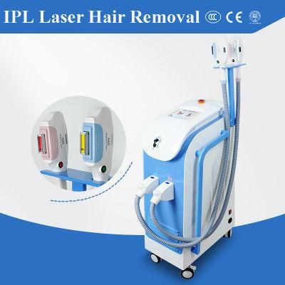 High Quality 2 in 1 IPL Shr E-Light Hair Removal Machine Double Handles