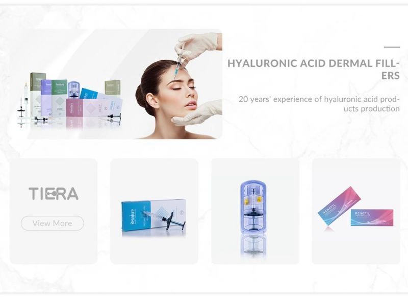 Factory Price Cross Linked 1ml Injectable Gel Hyaluronic Acid Facial Dermal Filler for Lip Filler
