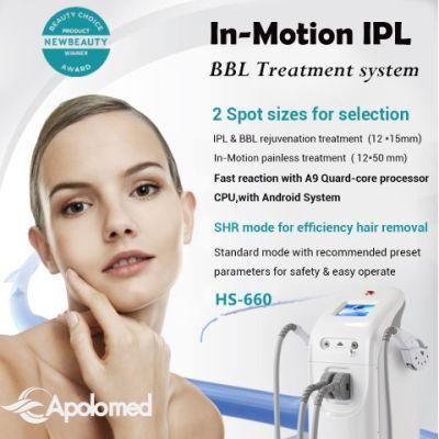 Vertical IPL E-Light Hair Removal and Age Spot Therapy Aesthetic Machine Shr IPL