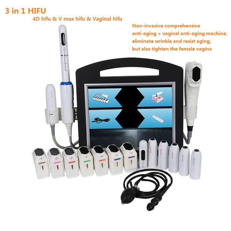 4 In1 4D 3D Hifu V Max Slimming Hifu Vaginal Tightening Machine for Weight Loss Eyelid Lift Upper Lips Lift