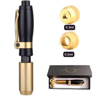 China High professional Cross Linked Hyaluronic Acid Ha Lip Ampoules Gel for 0.3ml 0, 5ml Black Gold Pen