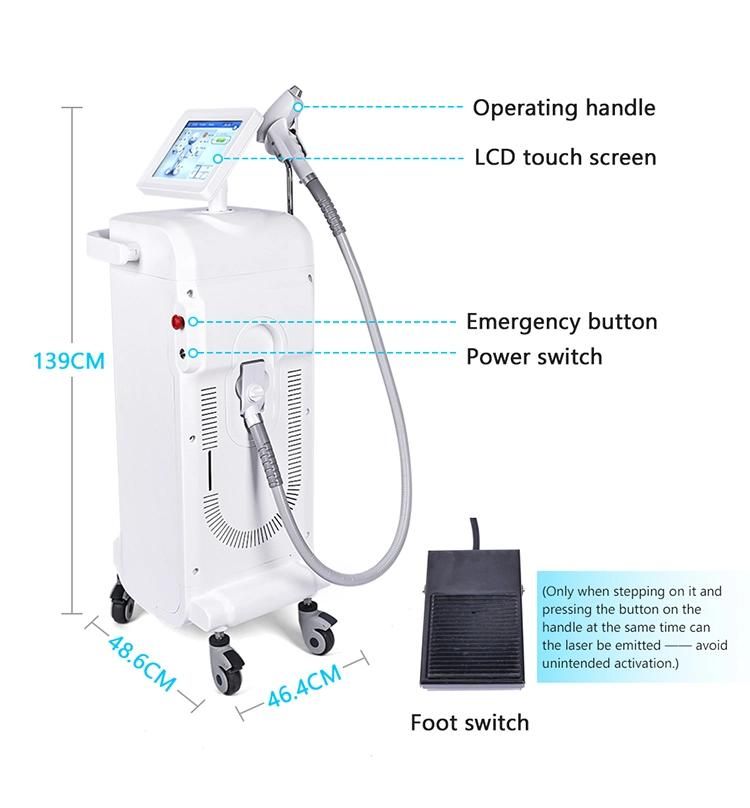 Professional 3 Working Modes Hr Shr Sr Permanent Painless Hair Removal Machine