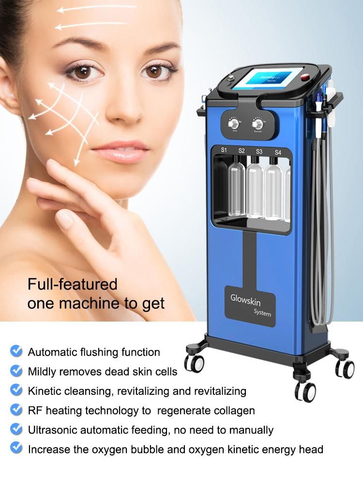 SPA Facial Beauty Machine Dermabrasion RF Lifting Oxygen Jet Peel