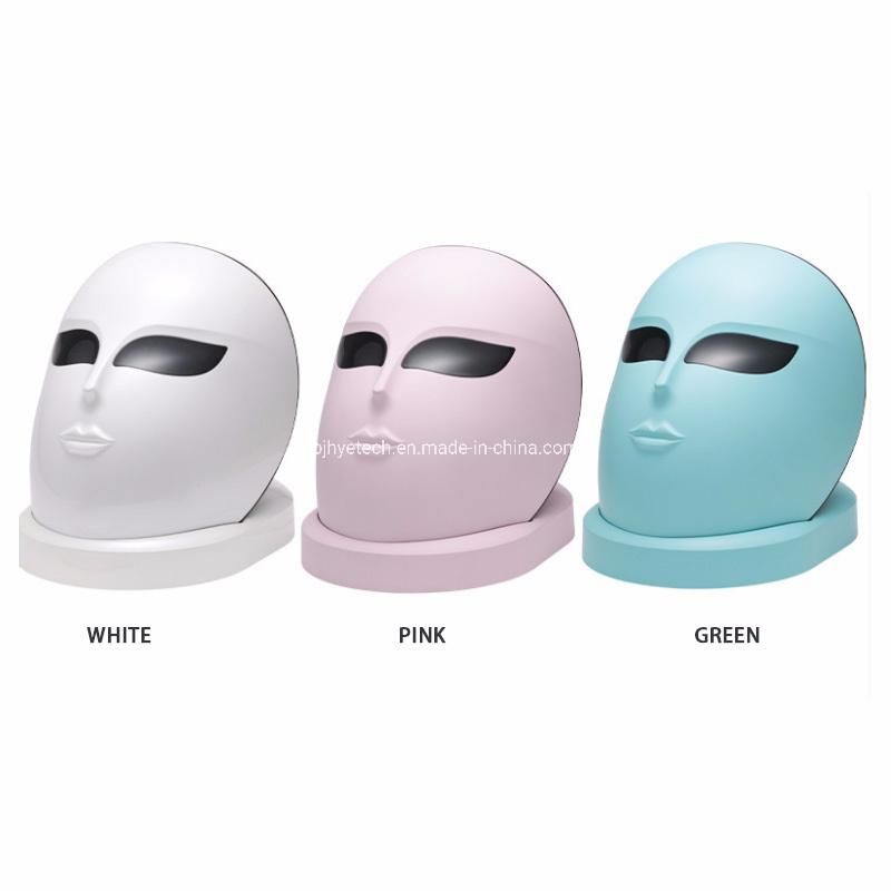 Colorful Photon Voice Activated LED Anti Agning Mask Wireless Silicone Beauty Therapy Face Facial LED Mask 1200 LED Lights