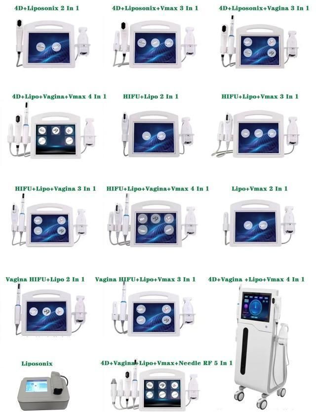 Portable 12 Lines 4D Hifu Focused Ultrasound Machine Price Smas Hifu 4D Face Lift Korea