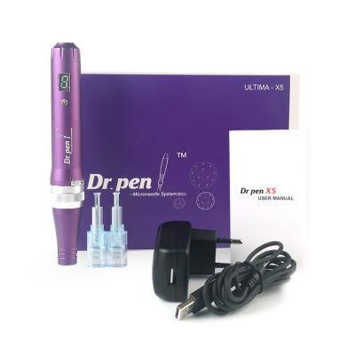 Top Quality Portable Electric Micro-Needle Derma Pen X5