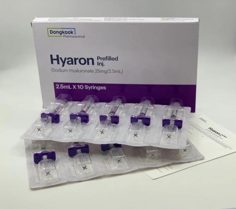 Hot Sale Hyaron Filler Skin Booster Non Cross Linked Injectable Hyaluronic Acid Filler Lip Nose Filler for Knee Injection