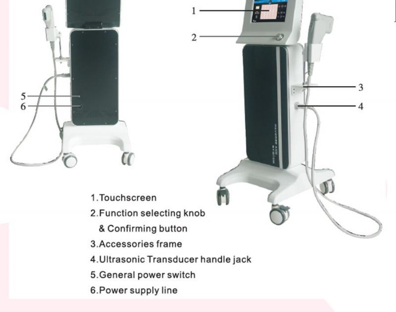 High Intensity Focused Ultrasonic Hifu Beauty Equipment